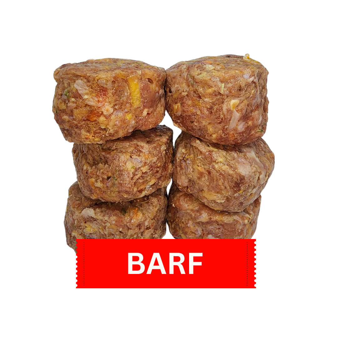 RECETA BARF GATO POLLO - RES