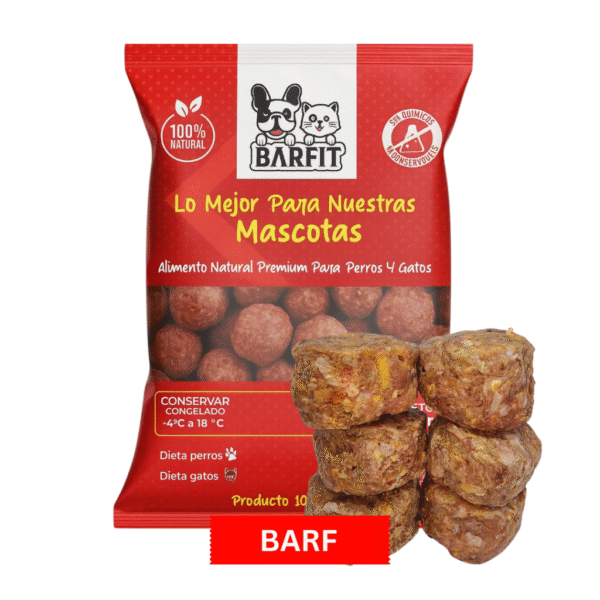 RECETA BARF POLLO - RES